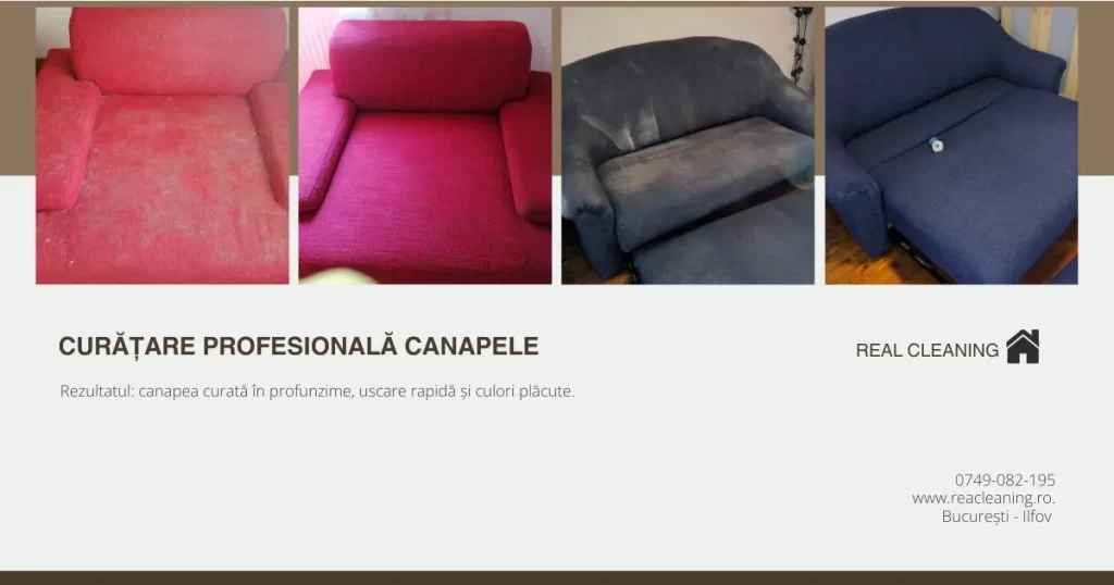 Curatare profesionala canapele Bucuresti 4 Curățare profesională canapele în București – Real Cleaning