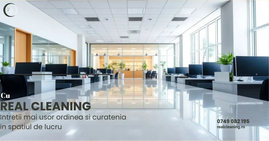 Cum sa pastrezi ordinea si curatenia in spatiul de lucru 1 Intretii mai usor curatenia cu firma Real Cleaning