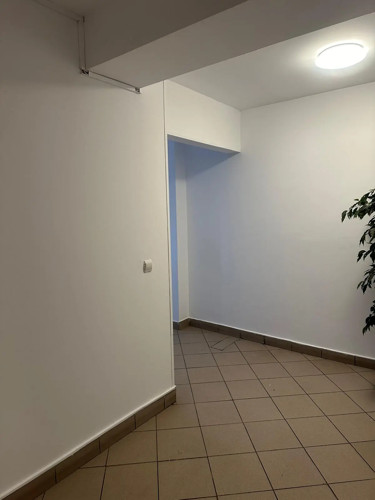 Zona comuna din casa scarii dupa curatenie